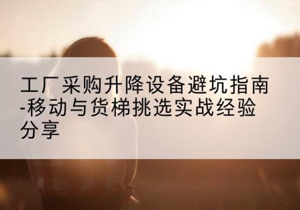 原平移动式升降机怎么选-工厂采购升降设备避坑指南-移动与货梯挑选实战经验分享